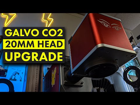 Видео: Как: Модернизация сканирующей головки 20 мм для CO2-лазера Galvo | МЕНЬШИЙ РАЗМЕР ТОЧКИ