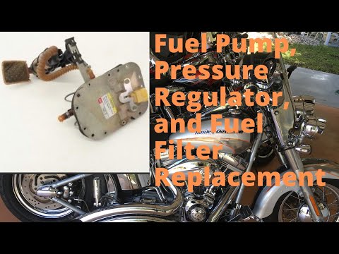 Видео: Как самостоятельно заменить топливный насос, топливный фильтр и регулятор давления топлива на Har...