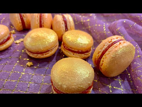 Видео: Френски макарони, портокалови - Подробна и лесна рецепта/ Апельсиновые макаронс -простой рецепт