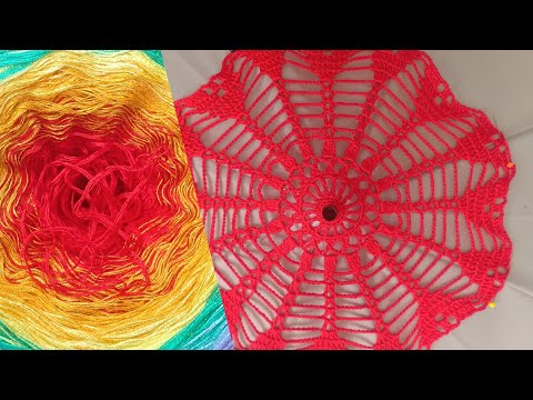 Видео: Ажурный зонтик ИРИДА ч.3 Экспресс МК. Учимся вязать по схеме   #umbrella #crochet #ажурныйзонт