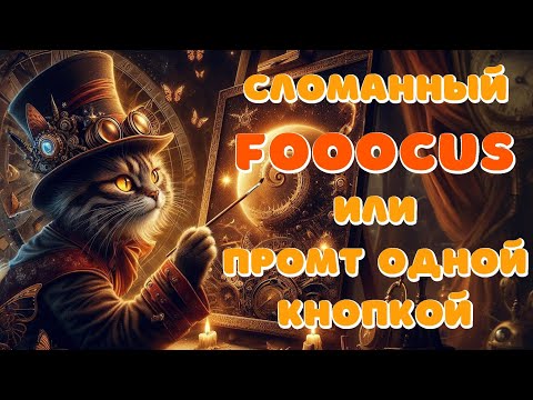 Видео: Нейросеть Ruined Fooocus (Сломанный Фокус) и генератор промтов