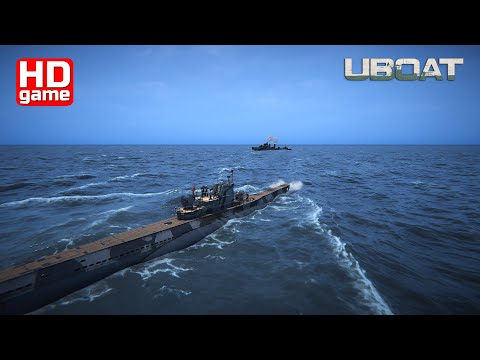 Видео: UBOAT HD # 101 Кампания U-292: Guns, Convoy, Tuesday, July 13, 1943 (без коммент. - реализм 100%)