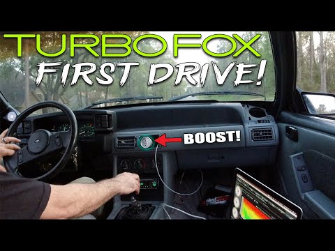 Видео: TURBO FOXBODY ПЕРВЫЙ ПУСК! - ON3 70 мм турбо на 6 фунтов на квадратный дюйм