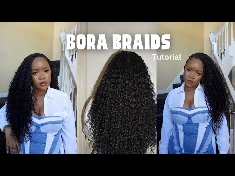 Видео: Косы бора | Натуральные волосы | Пошаговое руководство (сделай сам) Волосы Eayon