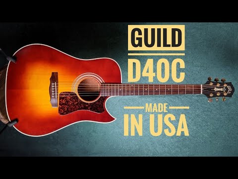 Видео: Guild D40C акустическая гитара.Теплая,хрустящая,красивая