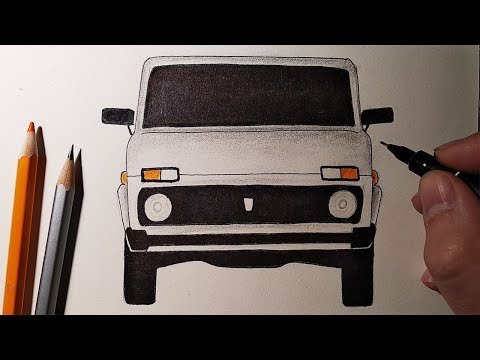 Видео: Как нарисовать мишину НИВА, Рисунки для детей и начинающих #drawings