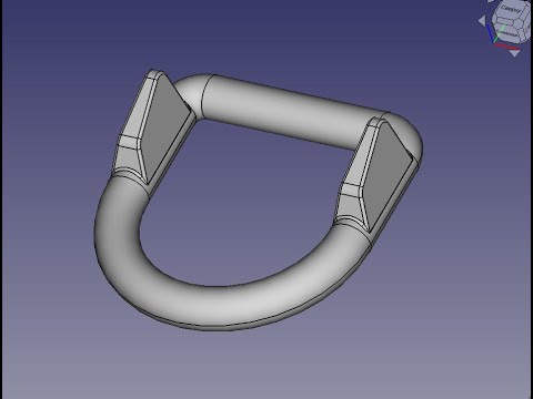 Видео: FreeCad деталь