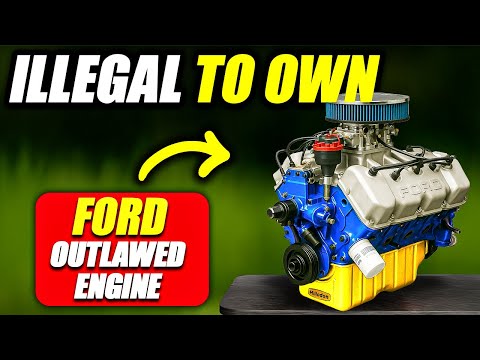Видео: Почему запретили легендарный двигатель Ford BOSS 429, вас шокирует!