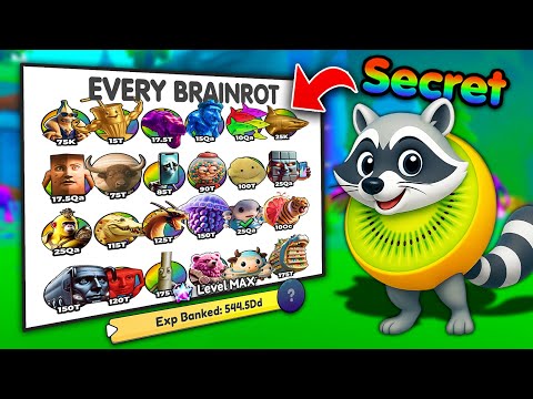 Видео: Раскройте ВСЕ СЕКРЕТНЫЕ BRAINROT в скоростном забеге Brainrot Evolution RECORD!
