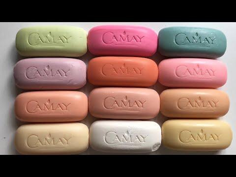 Видео: cutting the Camay soap collection 2004-2008, cutting dry soap/ режу коллекцию Camay 2004-08 года