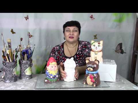 Видео: Отливаем копилки.  ХоббиМаркет