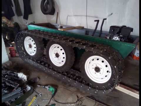 Видео: Изготовление гусеничного вездехода ,1 часть