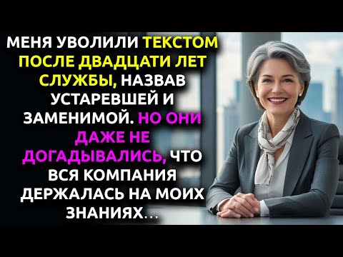 Видео: Меня УВОЛИЛИ текстом после 20 лет. Но забыли, кто держал систему на плаву