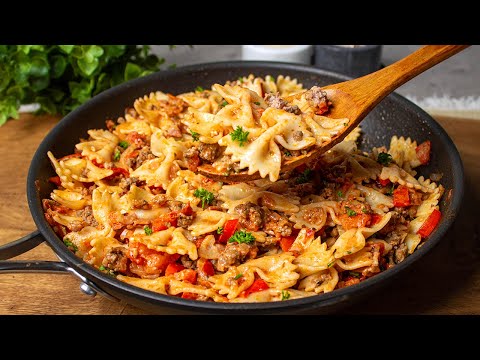 Видео: Рецепт дала тётя из Италии, Готовим часто и ещё хотим❗ Потрясающие макароны