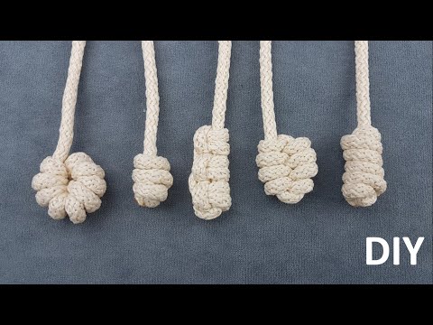 Видео: 5 УЗЛОВ для БАХРОМЫ/ 5 New Macrame Knots/알아두면 평생쓰는 마무리매듭법 5가지