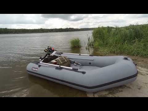 Видео: Обкатка на воде нового лодочного мотора HANGKAI 3.6 HP+лодка Хантер 290