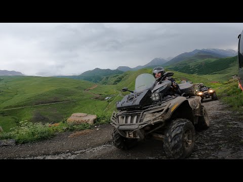 Видео: на КВАДРОЦИКЛАХ по ОСЕТИИ. День первый - Горная ДИГОРИЯ