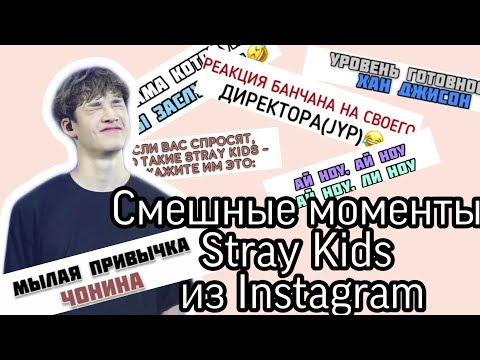 Видео: Смешные моменты Stray Kids из instagram pt. 1 | Funny Stay Kids | Try not to laugh