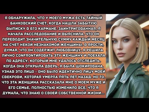Видео: Я обнаружила, что у моего мужа есть тайный банковский счет, когда нашла забытую выписку в его...