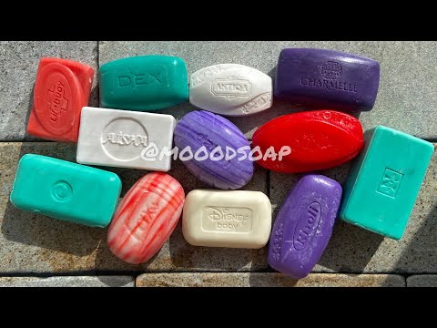 Видео: ASMR🌹🐚👗🦄|Cutting soap|Carving soap|АСМР|Резка мыла *no talking*