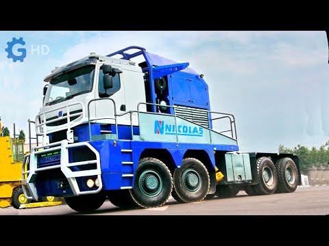 Видео: Уникальные в мире грузовики и прицепы, которые вы должны увидеть ▶ первый электрический карьерный 