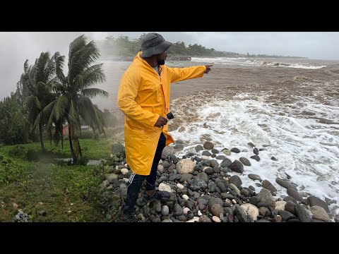 Видео: Прямая трансляция урагана Мелисса на Ямайке