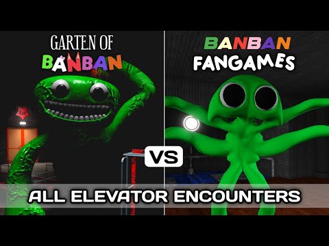 Видео: GARTEN OF BANBAN vs BANBAN FANGAMES – ВСЕ ВСТРЕЧИ В ЛИФТЕ (Care Of Verver, Care Of Gongon и т. д.)