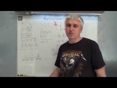 Видео: разбор задачи. Принцип суперпозиции полей