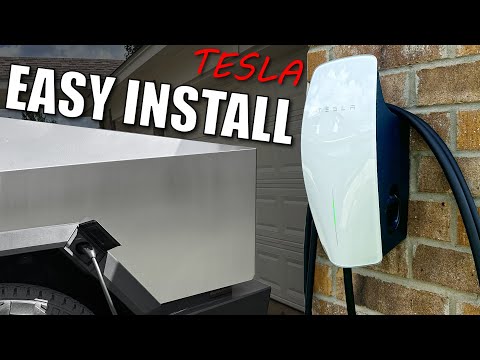 Видео: Как установить универсальное зарядное устройство Tesla | Схема на 60 А