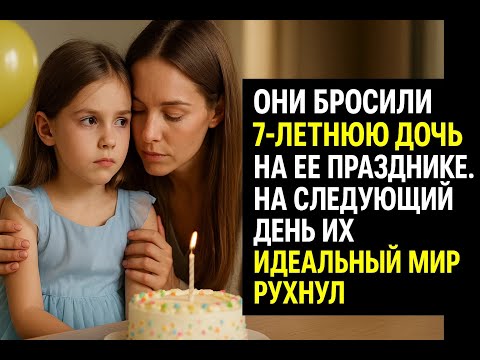 Видео: Они ушли с дня рождения моей 7-летней дочери через 10 минут. Мой ответ разрушил их идеальную жизнь