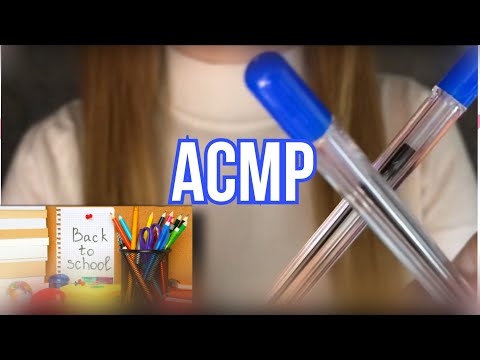 Видео: АСМР/ BACK TO SCHOOL 🏫 ✏️🎓/