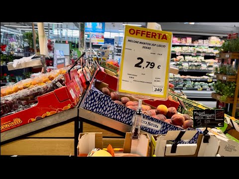 Видео: Пазаруване. Супермаркет в Рим
