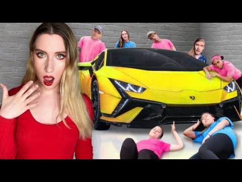 Видео: Кто Последний Отпустит Руку с Ламборгини, Заберет ее Себе Челлендж