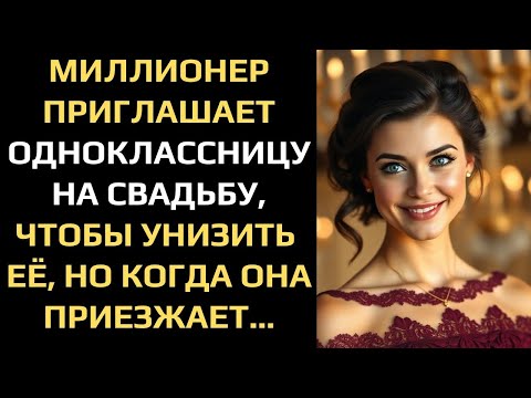 Видео: МИЛЛИОНЕР ПРИГЛАШАЕТ ОДНОКЛАССНИЦУ НА СВАДЬБУ, ЧТОБЫ УНИЗИТЬ ЕЁ, НО КОГДА ОНА ПРИЕЗЖАЕТ…