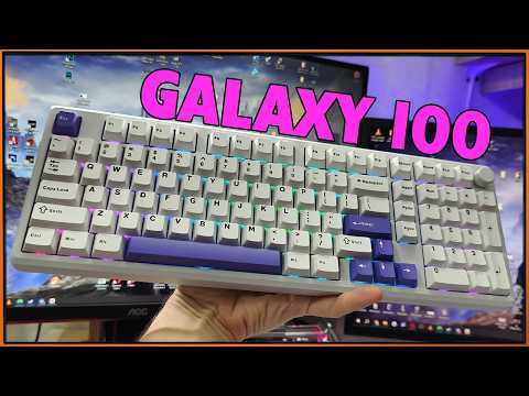 Видео: Целых 2КГ металла - почти полноразмерка с роллером: Epomaker Galaxy100 #клавиатура #Epomaker