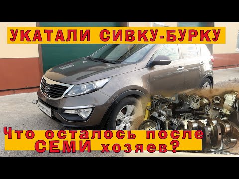 Видео: KIA SPORTAGE 2010: Укатали сивку-бурку, СЕМЬ хозяев...