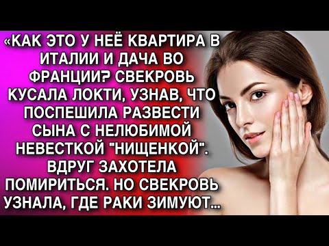 Видео: «КАК ЭТО У НЕЁ КВАРТИРА В ИТАЛИИ И ДАЧА ВО ФРАНЦИИ. СВЕКРОВЬ КУСАЛА ЛОКТИ, УЗНАВ, ЧТО ...