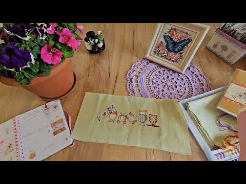 Видео: 12. 3 майских финиша . И цветочные старты. Dimensions,  Rosewood manor,  Ameli Stitch,  Luca-s