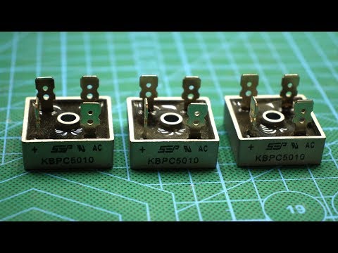 Видео: Тест популярного диодного моста KBPC5010
