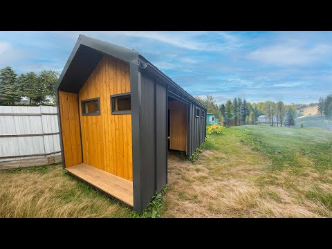 Видео: Гараж с летней кухней в стиле барн || Гараж || Летняя кухня