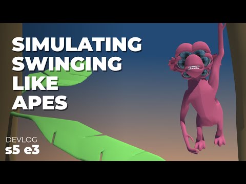Видео: Что нужно, чтобы добавить возможность раскачиваться на деревьях в симулятор эволюции (devlog 5-3)