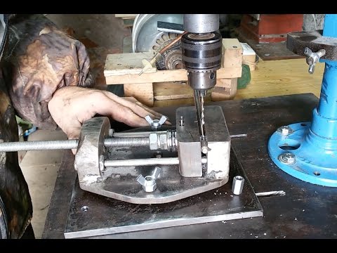Видео: Поворотные тиски для сверлильного станка