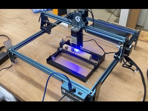 Видео: Простая настройка вращающегося ролика Sculpfun