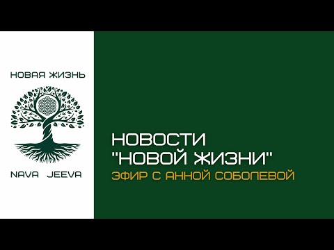 Видео: ЭФИР С АННОЙ СОБОЛЕВОЙ про новости НОВОЙ ЖИЗНИ