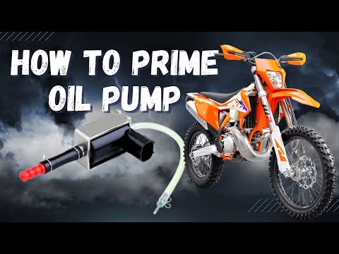 Видео: Как прокачать масляный насос на моделях KTM TPI и предотвратить повреждение двигателя