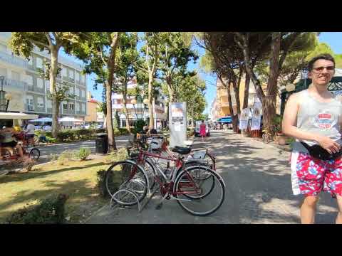 Видео: Bibione Italy 2025, Bibione City Center.Бибионе Центре 2025