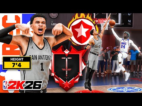 Видео: Мой 7'4-футовый корпус Victor Wembanyama ошеломил игроков в NBA 2K26