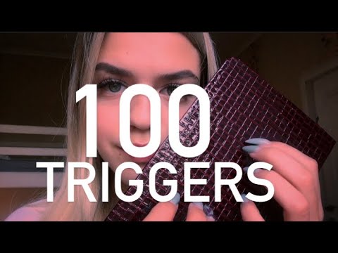 Видео: АСМР 100 ТРИГГЕРОВ ЗА 10 МИНУТ/ASMR 100 TRIGGERS