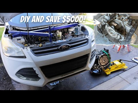 Видео: Как снять трансмиссию Ford Escape Edge 6F35 (каждый шаг в описании!)