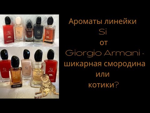 Видео: Ароматы линейки Si от Giorgio Armani - шикарная смородина или котики?